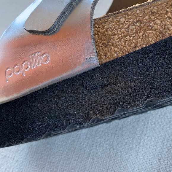 BIRKENSTOCK PAPILLIO Gizeh Platform Leather Thong - Picture 8 of 12